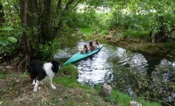 camping-dordogne-le-douzou-canoe-riviere