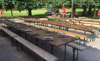 soiree-repas-theme-camping-3-etoiles-le-douzou-dordogne