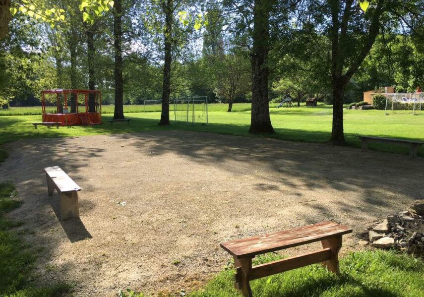 terrain pétanque, camping dordogne