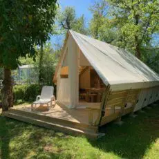 tente lodge dordogne junior xl 5 personnes camping 3 étoiles périgord