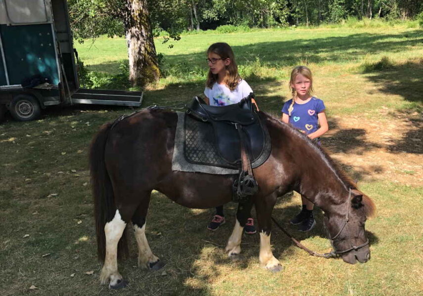 animation poney camping périgord 3 étoiles