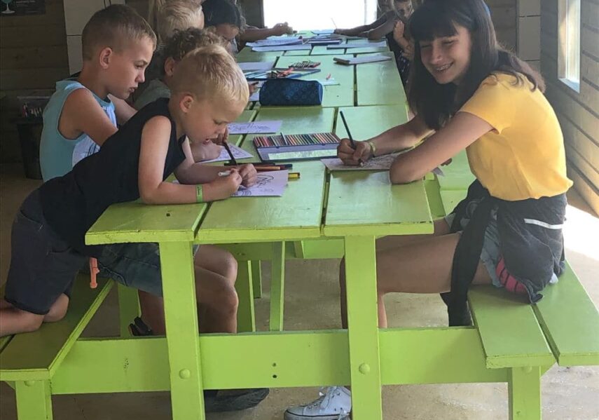 atelier jeunes enfants camping périgord