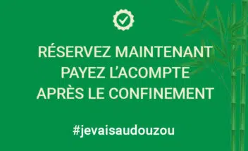 Réservez maintenant et payez l'acompte quand la date du camping sera connue et le solde à votre arrivée.